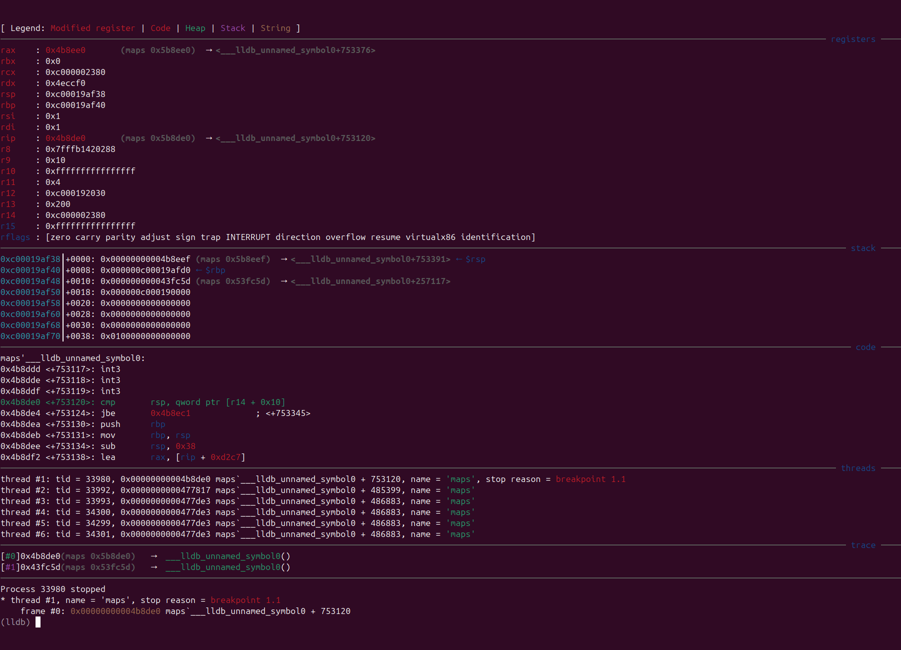LLEF Go Type Unpacking